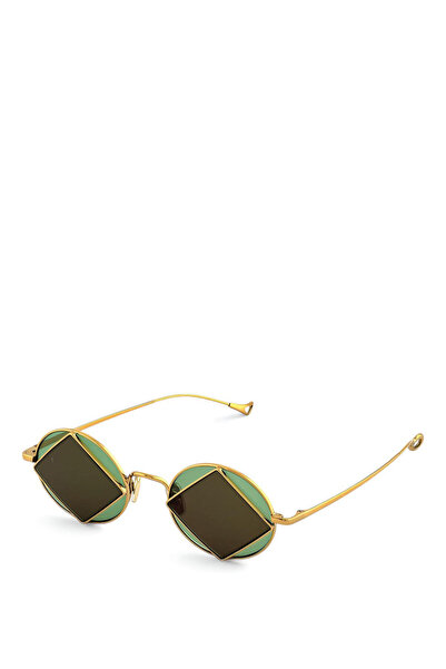 Eyepetizer Square 4-8 Gold Color Women's Sunglasses