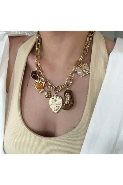 Alice İsstanbul Gold Charm Necklace