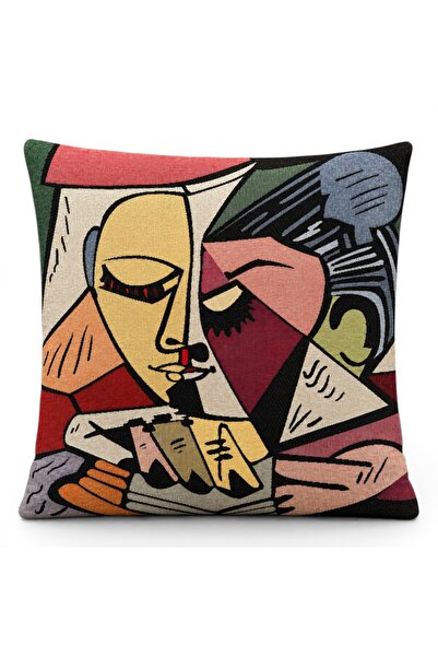 Melih AKSU Goblen Kırlent Pillow Case 43X43 cm Decorative Pillow Case (Withou...