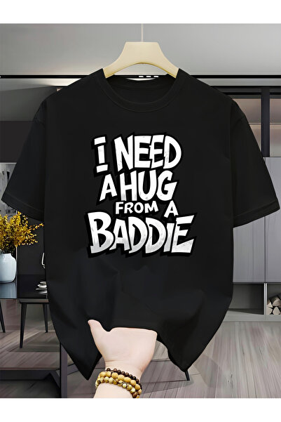 1001 Line Men's I Need a Bad Girl's Hug, Outdoor Short-sleeved Casual Breatha...