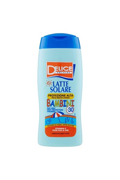 DELİCE Set 2 x Lotiune cu Protectie Solara pentru Copii, Delice, SPF 30, cu V...