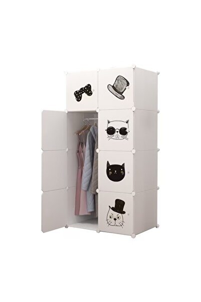 AT Performance Dulap modular pentru copii, AT PERFORMANCE®, 8 rafturi, durabi...