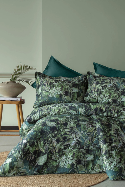 İssimo Home Monteno Double 100% Digital Cotton Satin Duvet Cover Set