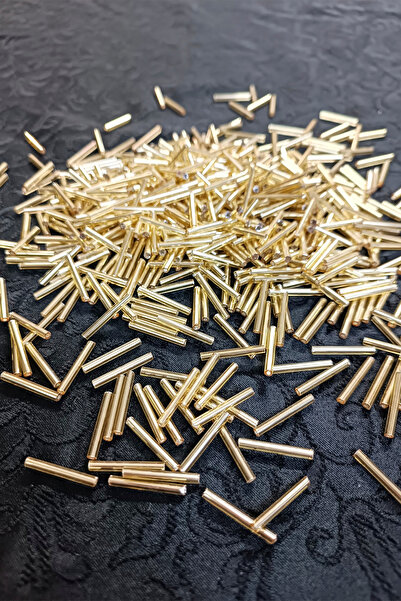 Serhat Aksesuar ve El İşçilik 2x20 mm Gold Boru Boncuk 25 Gr