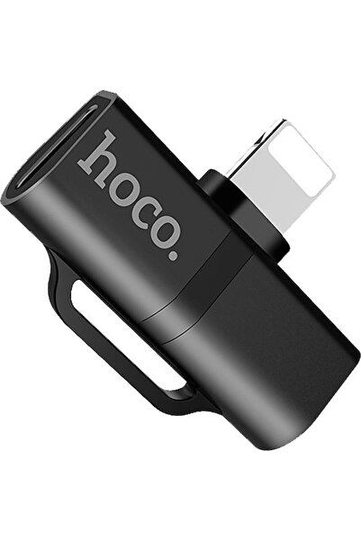 hoco. Hoco LS20 Μετατροπέας Lightning αρσενικό σε Lightning 2x θηλυκό Μαύρο 1...