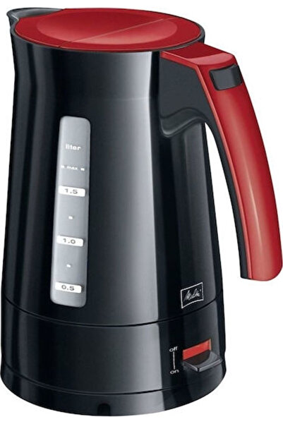 melitta Αγκαλιάστε τον Βραστήρα Aqua 1.7λτ 2400W Μαύρο/Κόκκινο Κωδικός: 100301