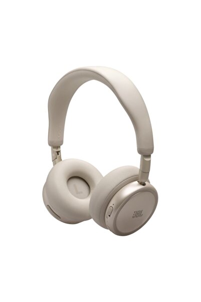 JBL Căști wireless on-ear LIVE 680NC bej adaptive cu autonomie de 80 de ore
