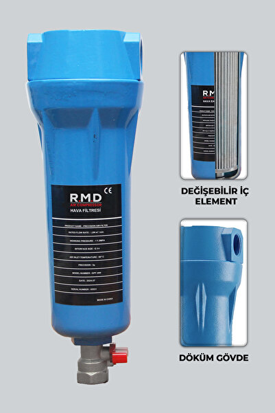 R.M.D Kompresör Kompresör Su Tutucu Filtre 3/4” - AF 1800