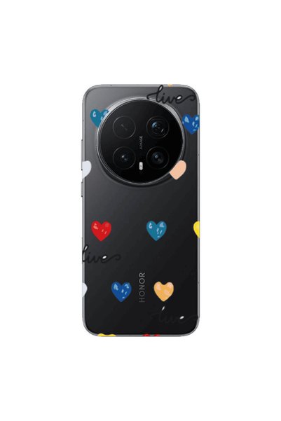 Other Honor Magic 8 Lite Pro Heart Lives Transparent Silicone TPU Θήκη