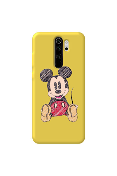Other Xiaomi Redmi Note 8 Pro Mickey mouse 2 Yellow Colored Silicone TPU Θήκη
