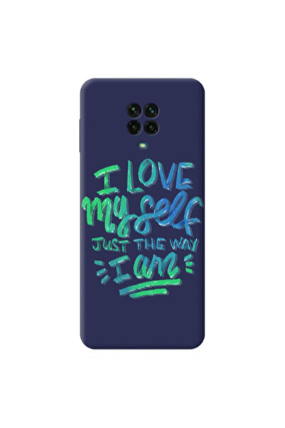 Other Xiaomi Redmi Note 9 Pro I Love My self Dark blue Colored Silicone TPU Θήκη
