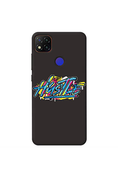 Other Xiaomi Redmi 9c No pain Black Colored Silicone TPU Θήκη