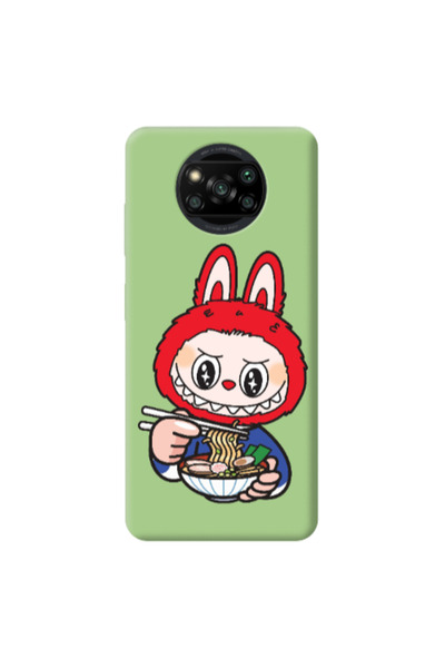 Other Xiaomi Poco X3 Pro Labubu 1 Light Green Colored Silicone TPU Θήκη