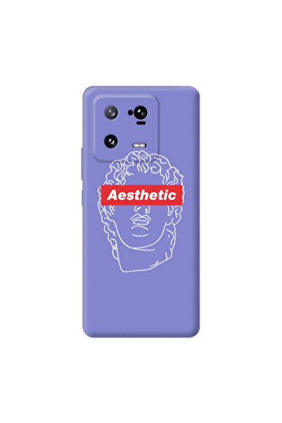 Other Xiaomi 13 Pro Aesthetic Purple Colored Silicone TPU Θήκη