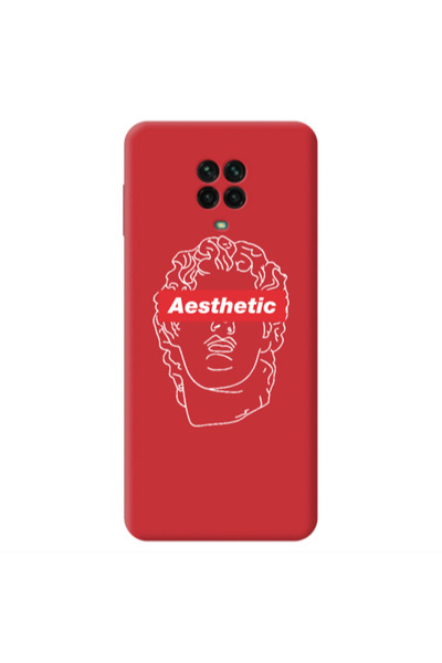 Other Xiaomi Redmi Note 9 Pro Aesthetic Red Colored Silicone TPU Θήκη