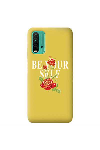 Other Xiaomi Poco M3 Be Your Self Yellow Colored Silicone TPU Θήκη