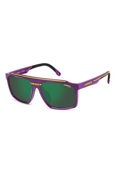 Carrera UV Protected Sunglasses Violet Yellow Frame Green Mirror Mirror Lens ...