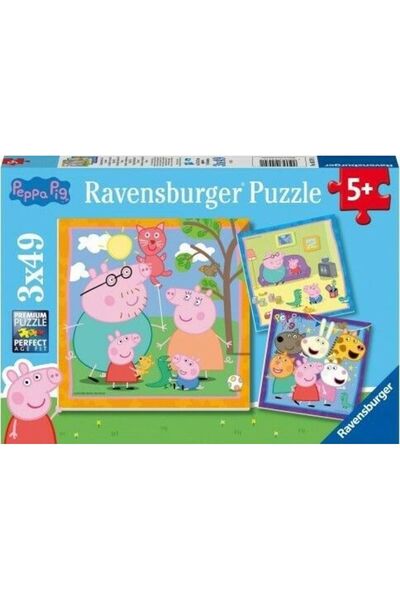 RAVENSBURGER Παζλ 3x49 Πέππα Πιγκ (05579)
