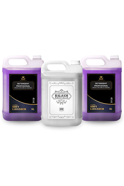 Fabrica de Detergent Pachetul cu 2x Detergent Profesional Soft Lavender 5L + ...