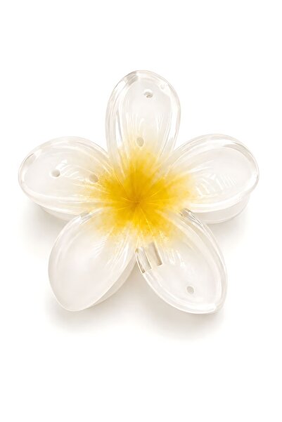 SHAKA White Shk2007 Lotus Flower Figured Hair Clip