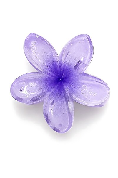SHAKA Purple Shk2007 Lotus Flower Figured Hair Clip