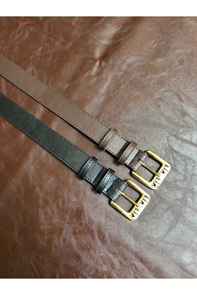 LİA KEMER 2-Pack Lend Lia Model Buckle Jacket Belt Dress Belt Trouser Belt