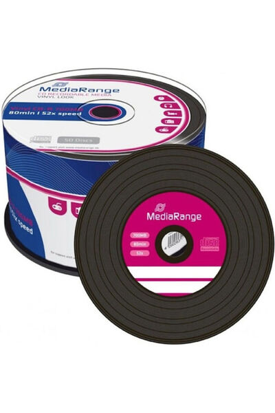 MediaRange Εγγράψιμο CD-R 52x 700MB Κουτί 50 τεμαχίων 50 τεμάχια Κωδικός: MR225