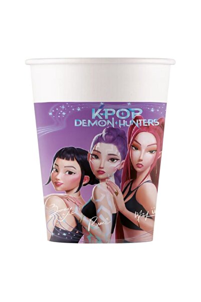 Procos Χάρτινα ποτήρια πάρτι 200ml K-Pop Demon Hunters Next Gen 8 τεμάχια (09...