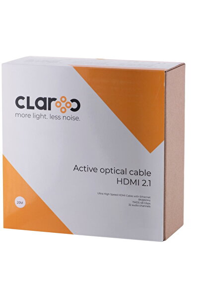 claroc Cablu HDMI Fibră Optică AOC, 2.1, 8K, 20M