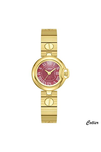 Cotier Couture Women's Watch Steel Silver Gold Color