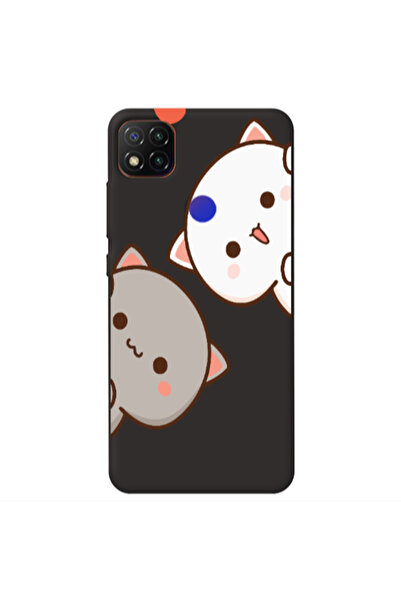 Other Xiaomi Redmi 9c We are here Black Colored Silicone TPU Θήκη
