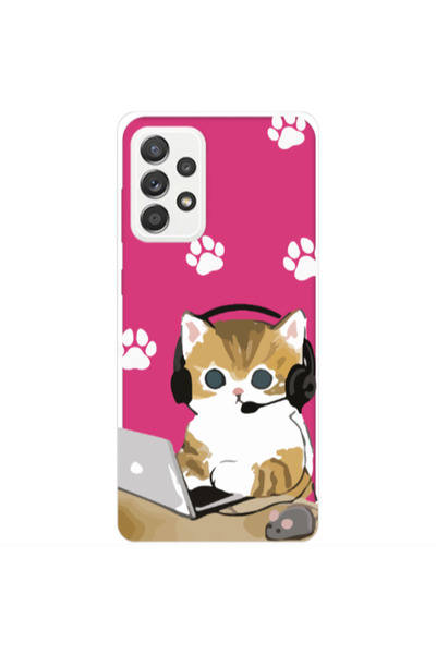 Other Samsung A52 Call Center Fuchsia Colored Silicone TPU Θήκη