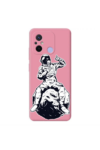 Other Xiaomi Redmi 12C ice cream in space Pink Colored Silicone TPU Θήκη