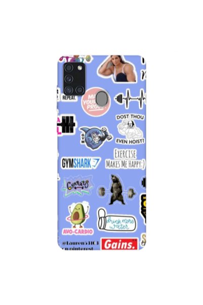 Other Samsung A21S Mixed up 2 Light Purple Colored Silicone TPU Θήκη