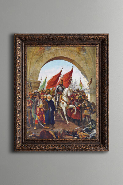epiqart غزو اسطنبول - لوحة بنمط عتيق - نموذج سميك