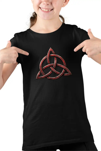 OEM Tricou Copii Fete Led Zeppelin Triquetra Vikings