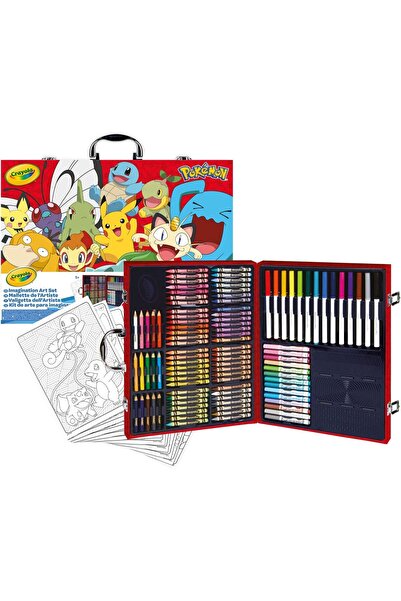 Crayola Pokemon Creative Art Set | 56 Crayons & Accessories, 5+