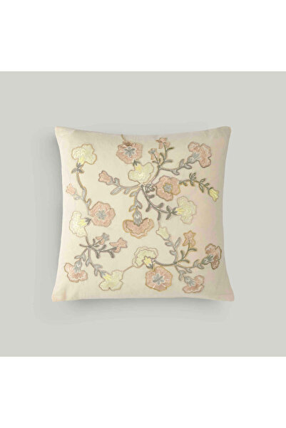 Linens Floral 45x45 cm Kırlent Kılıfı Renkli