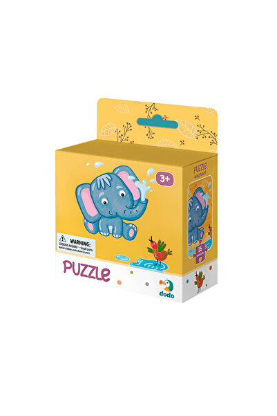 Dodo Puzzle - Elefant și Pasăre Mică, 16 piese, 3 ani+
