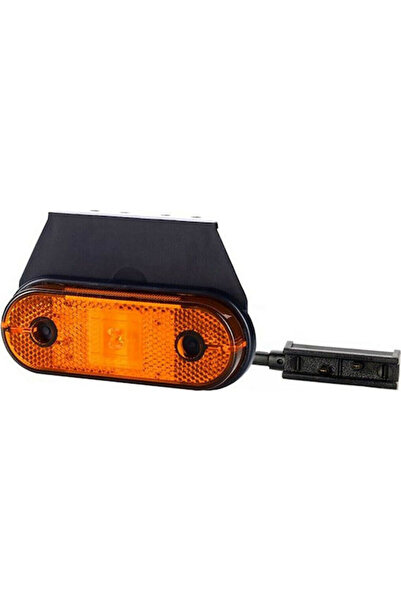 M-TECH Φώτα οροφής φορτηγού 1 τεμάχιο 12 / 24V - Πορτοκαλί WMLHOR650