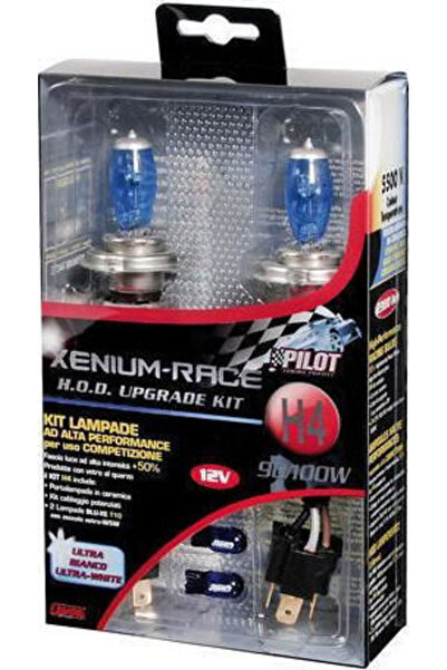 Lampa Λάμπες Αυτοκινήτου Xenium Race Bonus-Pack H4 Αλογόνου 5500K Ψυχρό Λευκό...