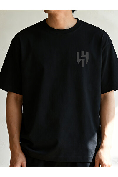 SAUDI Men and Women's 100% Cotton T-Shirt - Oversized Crew Neck Short Sleeve ...