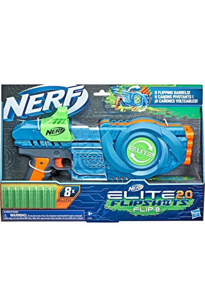 Hasbro Games Νερφ Εκτοξευτής Έλιτ 2.0 για παιδιά 8+ ετών Φλιπ 8