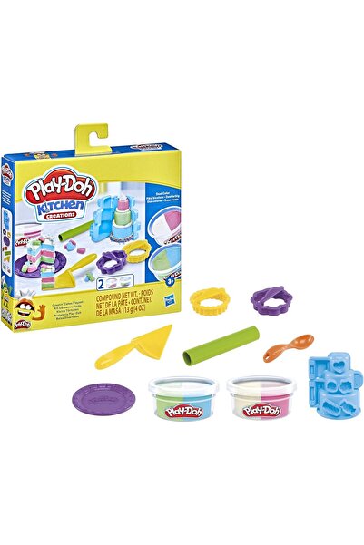 Hasbro Play-Doh Kitchen Creations F 4714 Small Tart Playset with 2 Tins