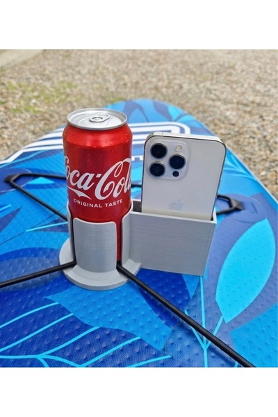 3D Sup board paddle board içecek ve telefon tutucu