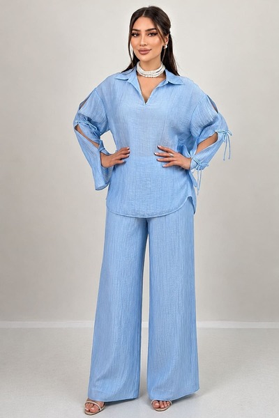 FEVER Tencel düz paça pantolon