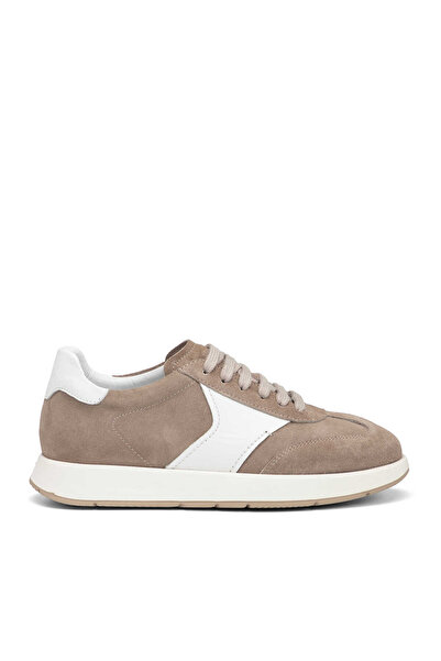 Tergan Gri Hakiki Süet Deri Erkek Sneaker - E26I1AY57697-C11