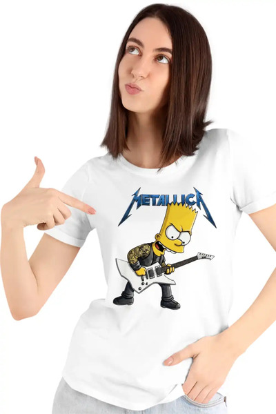 OEM Γυναικείο μπλουζάκι Metallica, Εμπορεύματα The Simpsons Bart
