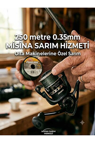 BAUER 250 METRE 0,35MM OLTA MİSİNASI SARIM