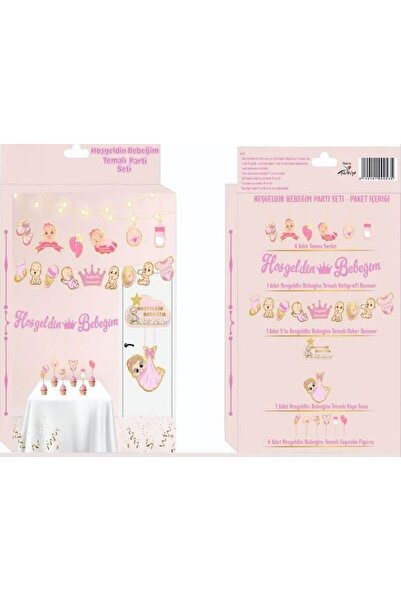 ÇITIPITISTORE Welcome Baby Party Celebration Set